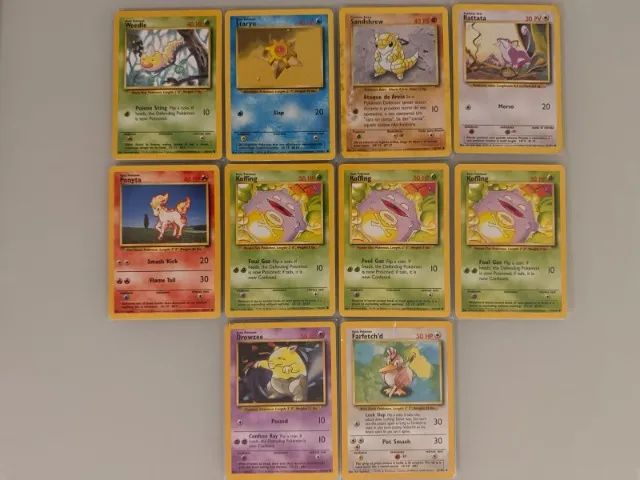 Cartas Pokemon Base Set