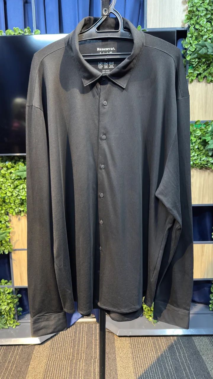 Camisa Reserva Pima Essential Preta  - Foto 2