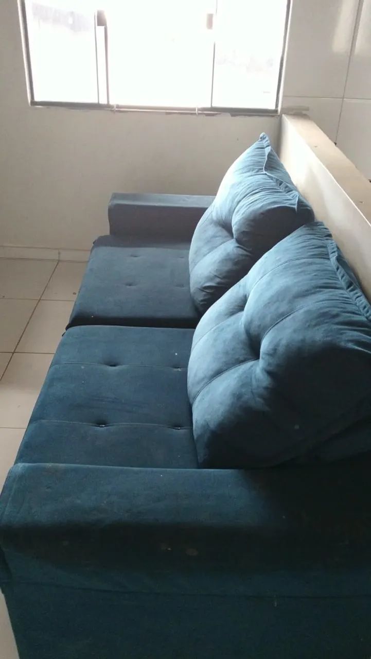 Sofá retrátil e reclinável 