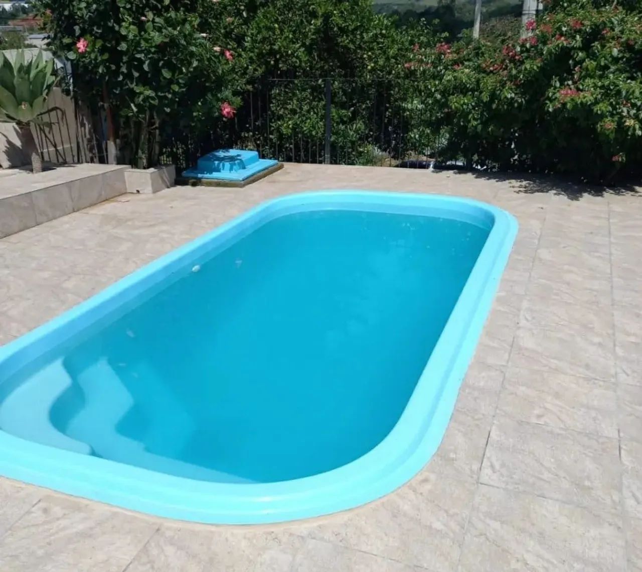 Piscina 4mt retangular com casa de máquinas, motor e filtro - Foto 2