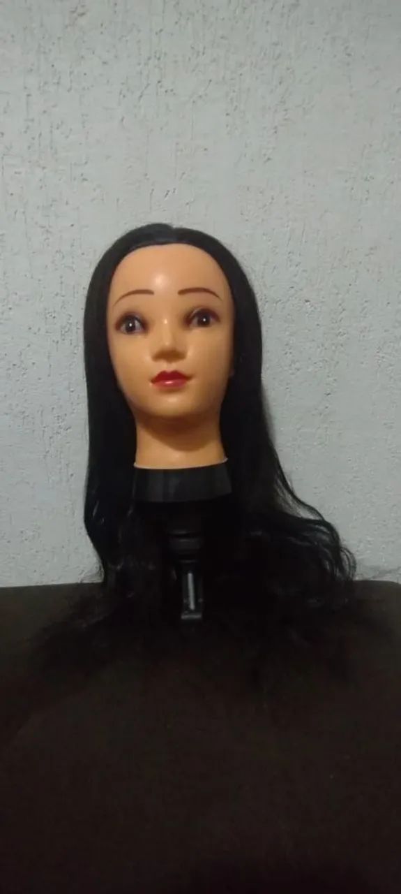 Cabeça de boneca pra treinar penteados - Foto 3