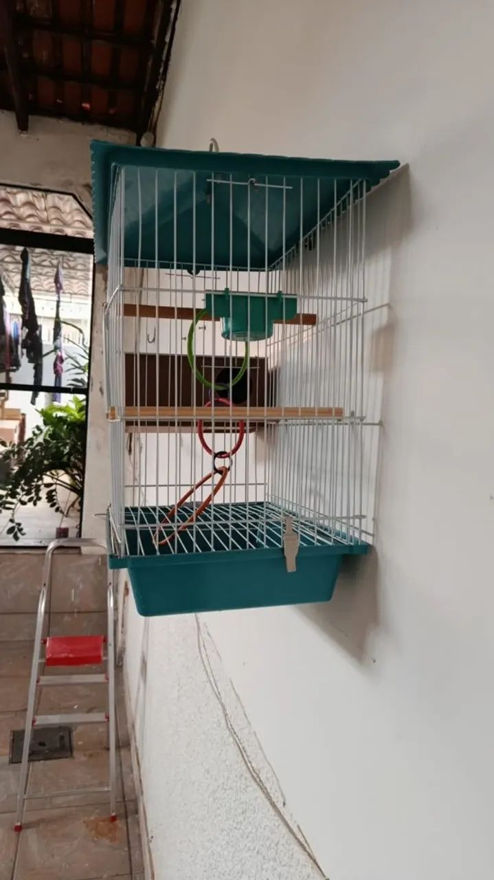Vendo gaiola semi nova , com ninho 