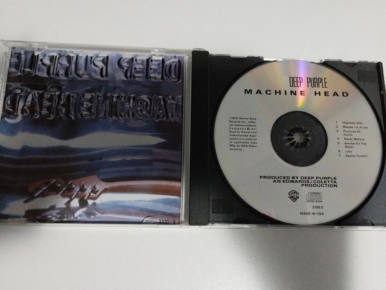 CD Deep Purple - Machine Head - Importado EUA Black Sabbath Led Zeppelin Uriah Heep  - Foto 2