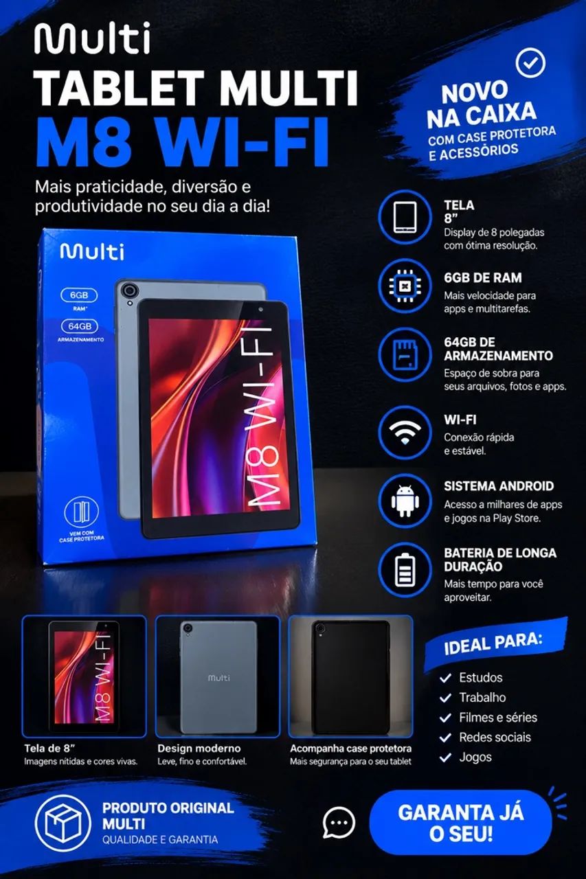 Tablet m8 Wi-Fi 64g 