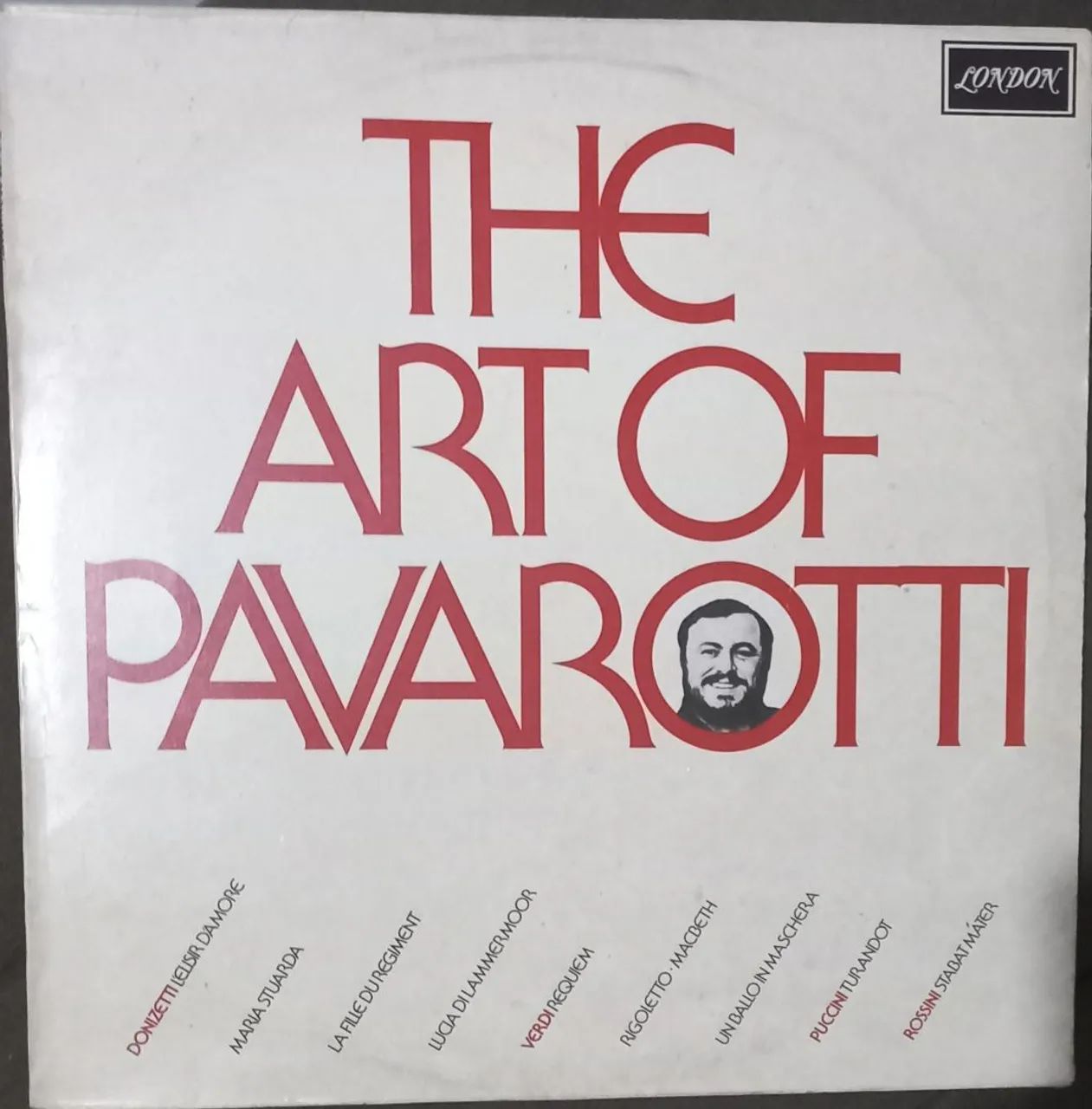 2 LPs em vinil - Luciano Pavarotti