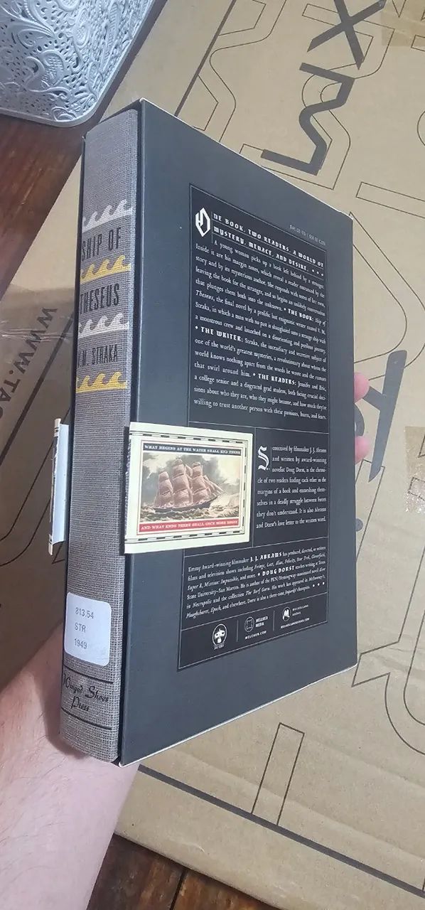 S. (Ship of Theseus) - Completo, em estado de novo - ORIGINAL EM INGLÊS - Foto 3