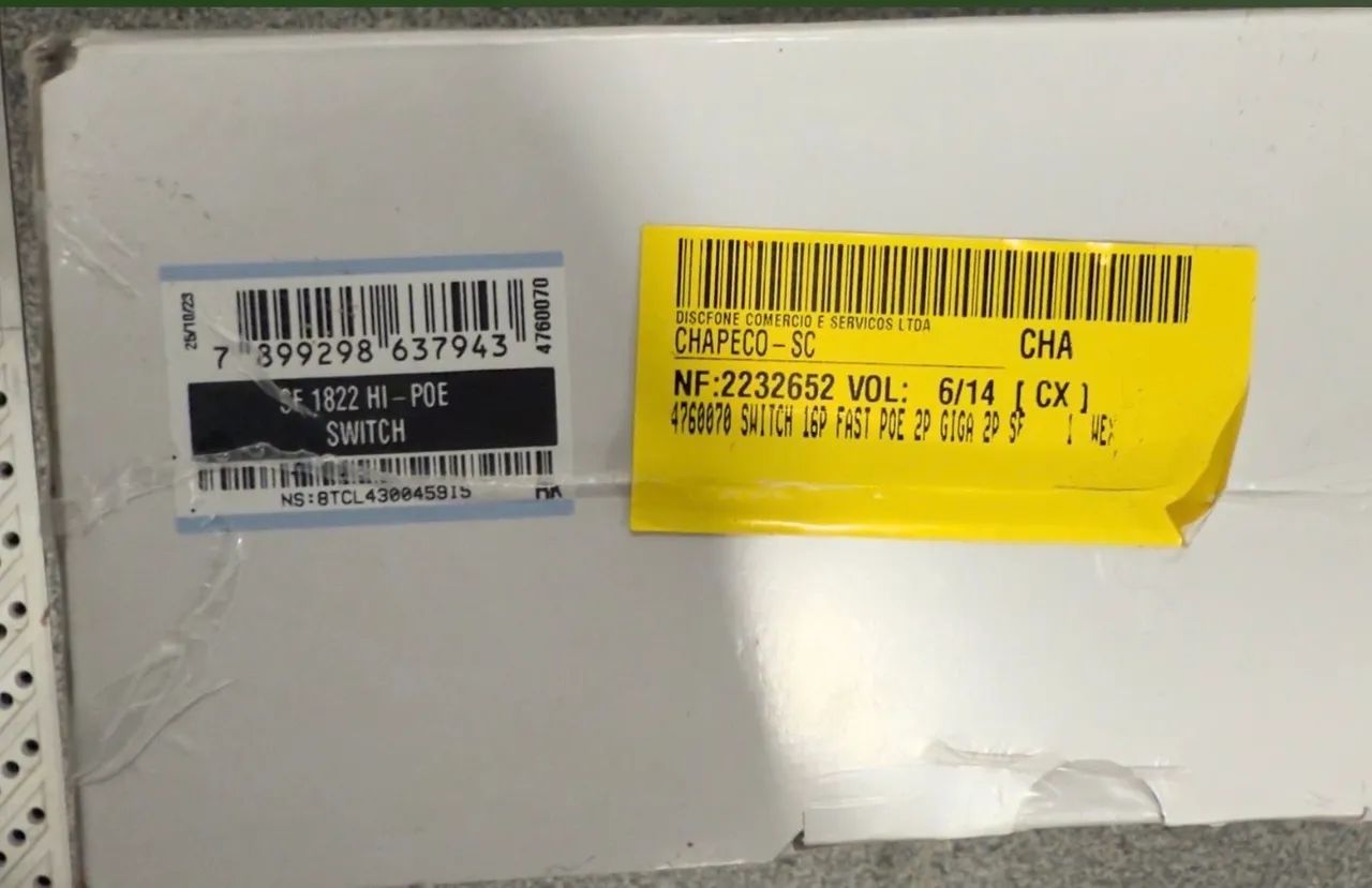 Switch 16 portas Intelbras NOVO LACRADO - Foto 3