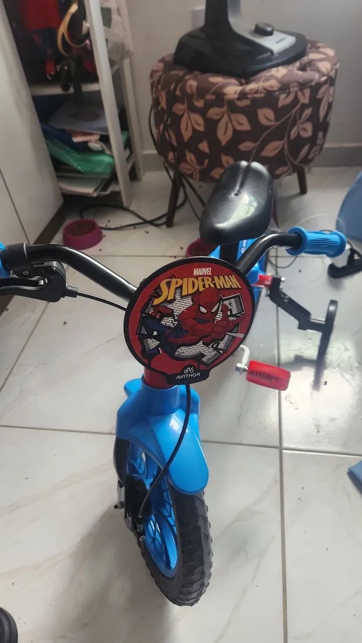 Bicicleta infantil homem aranha - Foto 2