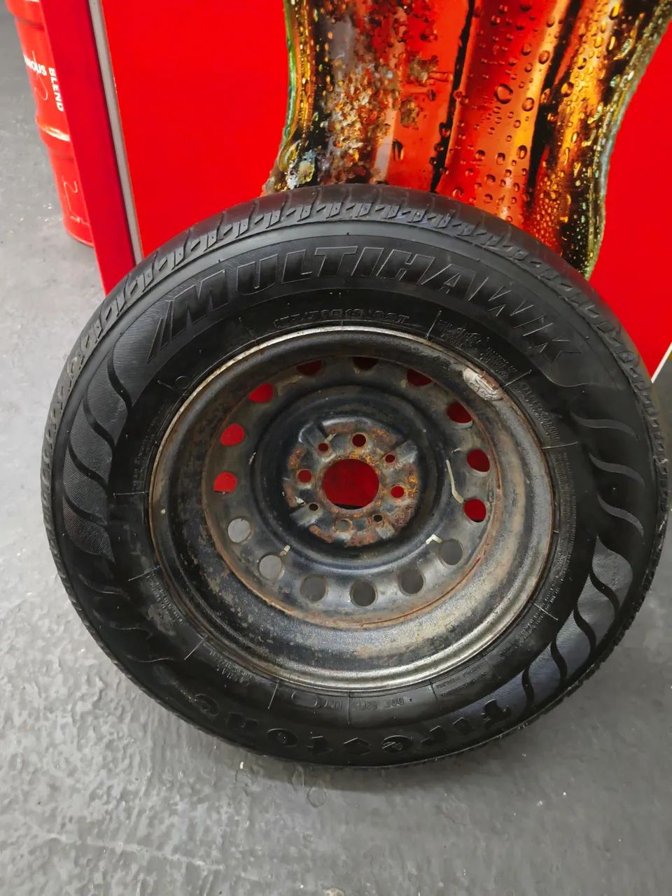 Roda Fiat 147 com pneu  - Foto 5