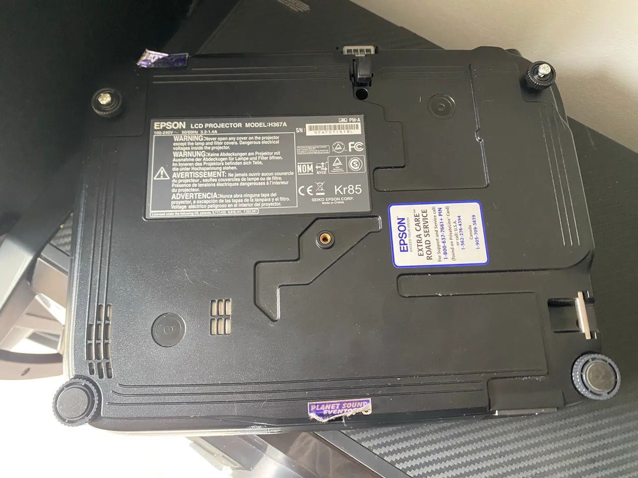 Projetor Epson PowerLite W10+ usado - Foto 4