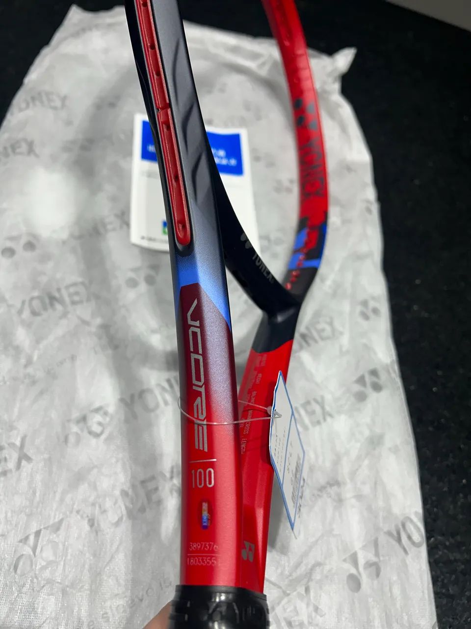 Raquete de tênis Yonex V Core 100 L2 - Esportes de Quadra e Ao Ar