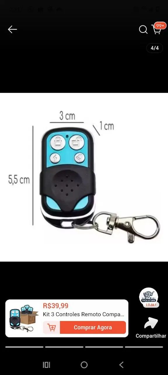 2 Controles Remoto Copiador - Foto 4