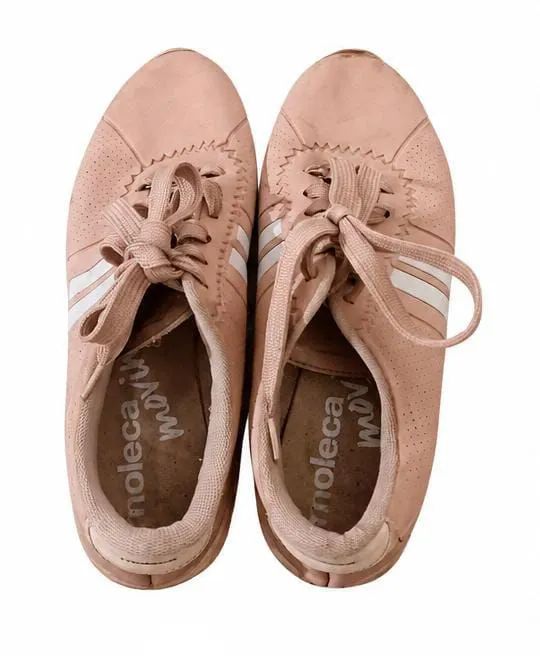 Tênis feminino moleca rosa (37) DESAPEGO - Foto 3