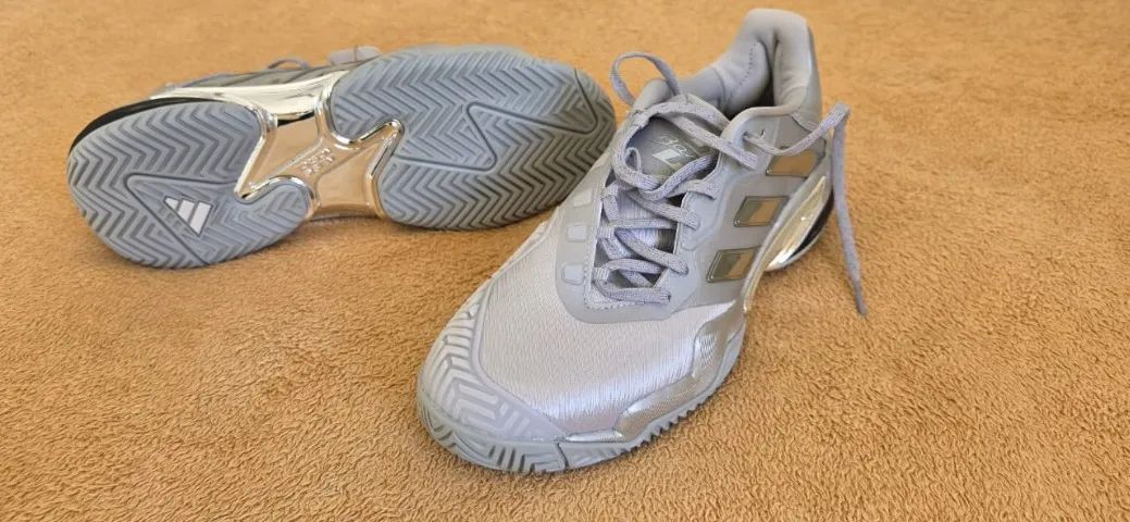 Adidas Barracade Saibro Prata - Foto 4
