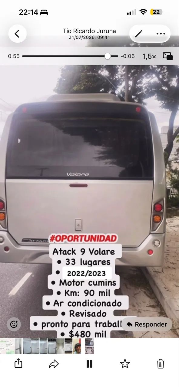 Micro Ônibus Atack 9 Volare - Foto 9