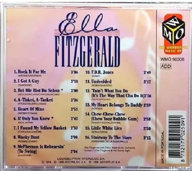 CD Ella Fitzgerald - The Wonderful Music Of - Foto 3