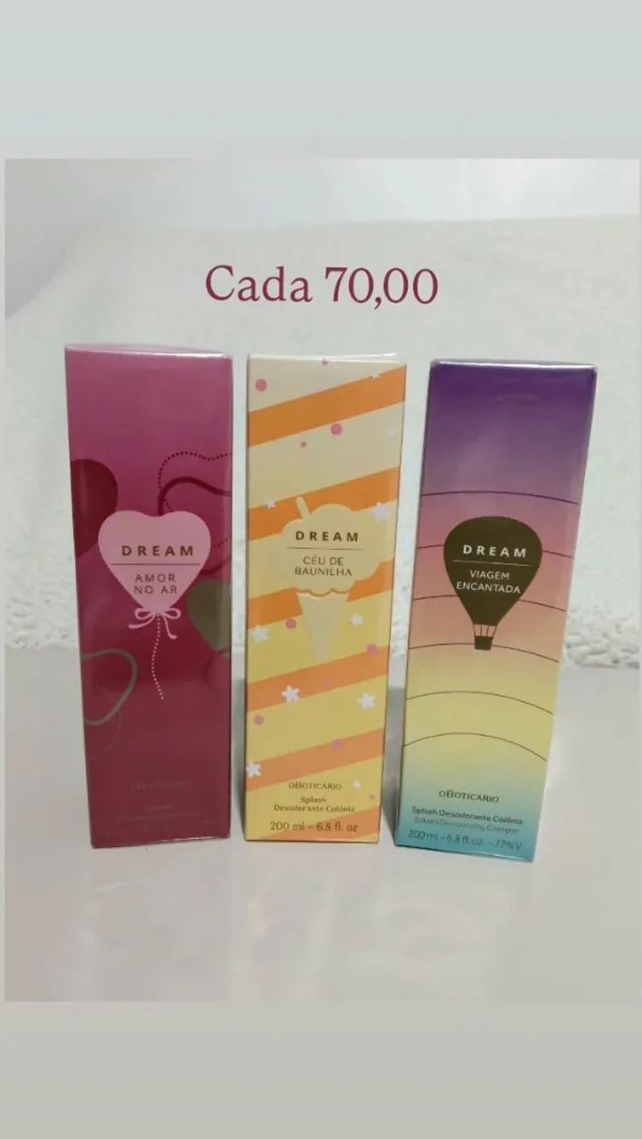 PRODUTOS BOTICÁRIO & EUDORA ORIGINAIS E LACRADOS.