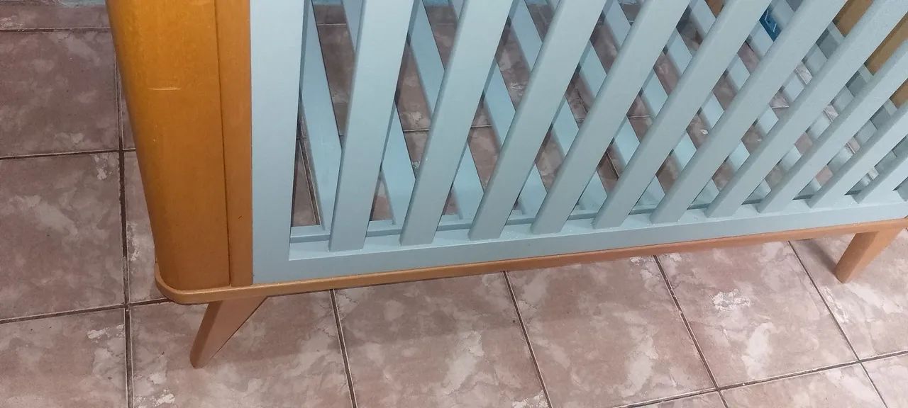 Berço cor madeirado   - Foto 3