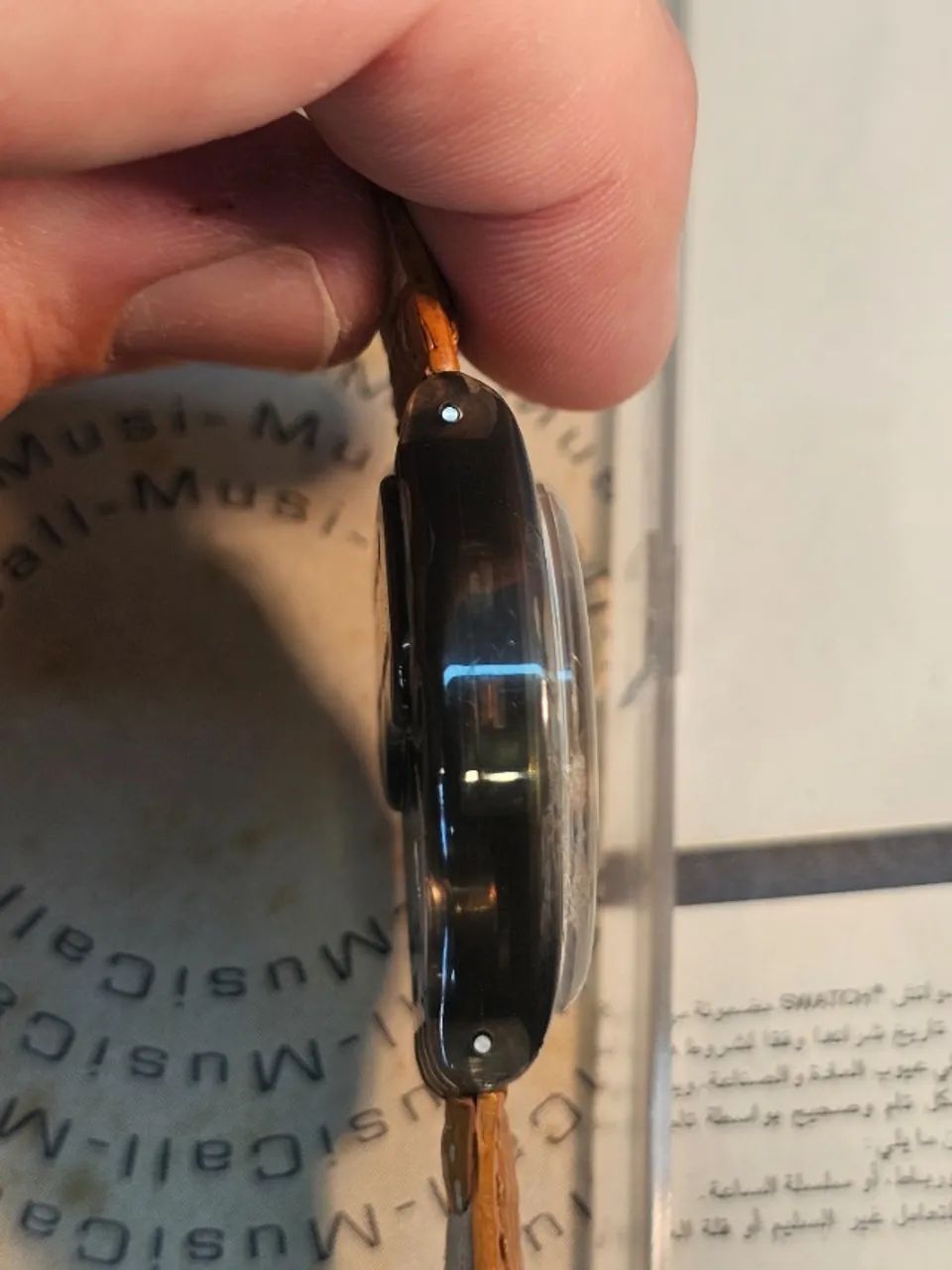 Relógio Swatch Suiço Original como novo Musicall SLM103 Ovation nota e caixa  - Foto 3
