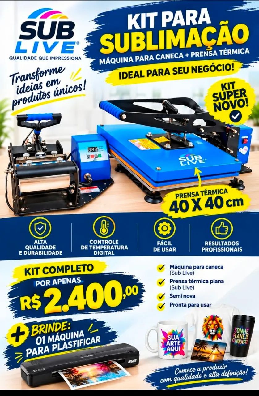 Kit Sublimação 