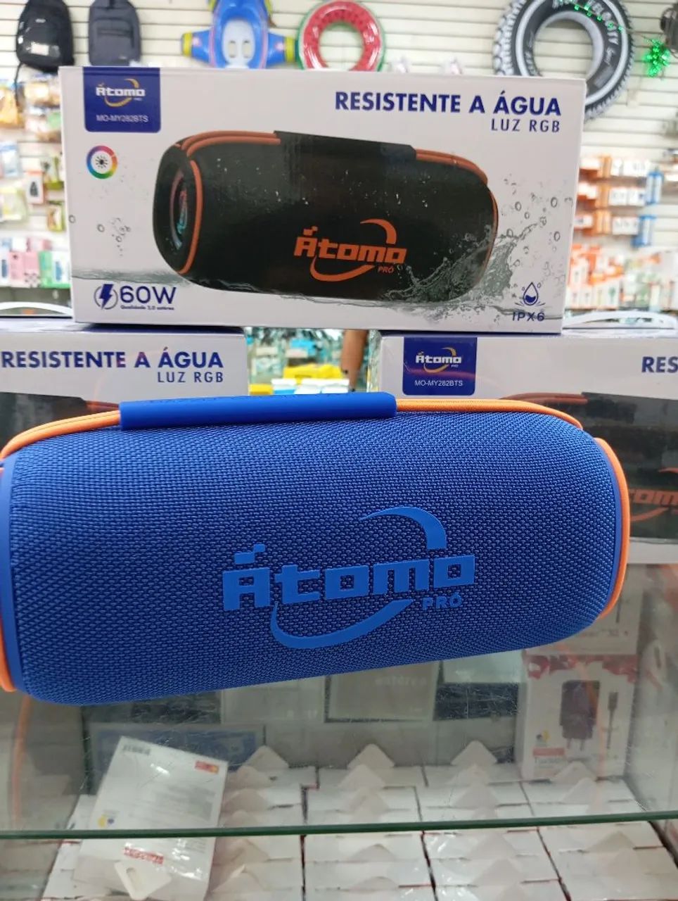 Caixa de som 60W de potência átomo  - Foto 2