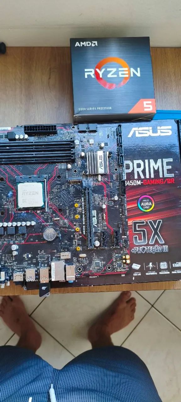 Kit placa mãe + Ryzen 5 3500x - Foto 2