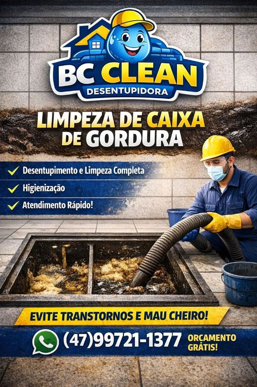 Limpeza de Caixa de Gordura