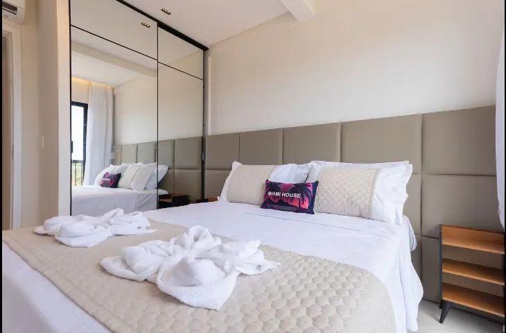  Apartamento Moderno no Cumbuco - 45m² - Piscina - Elevador - Centro - Foto 4
