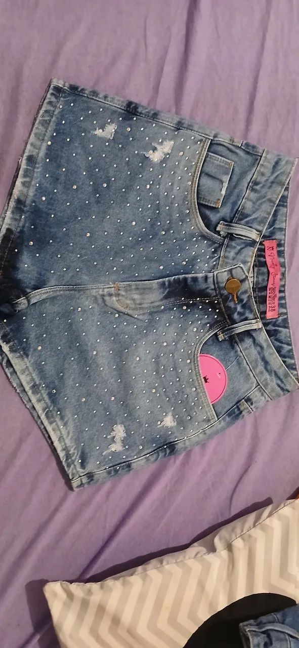 Short Jeans Denin - Foto 5