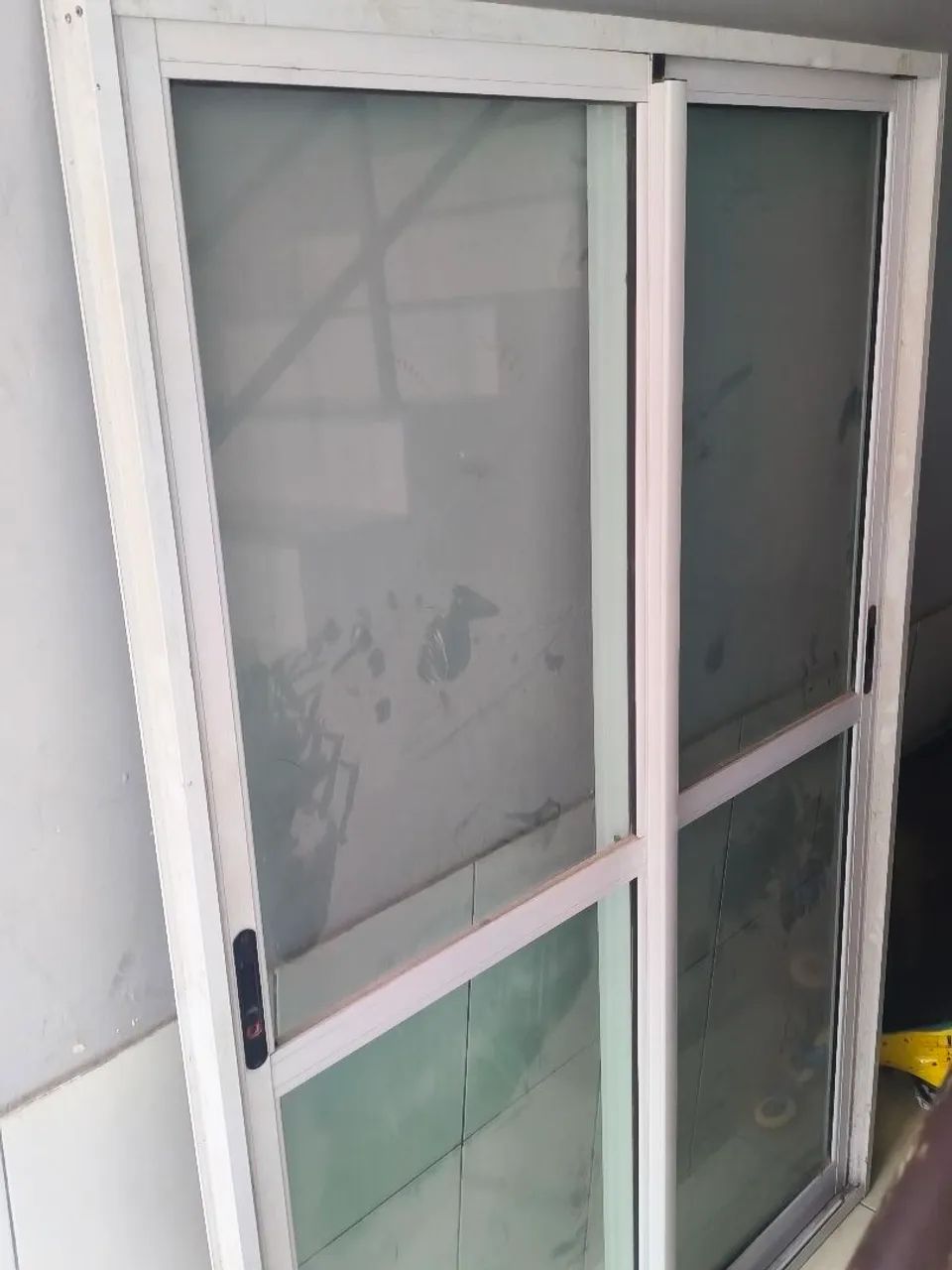 Porta de correr em alumínio com 2 bandeiras  - Foto 4