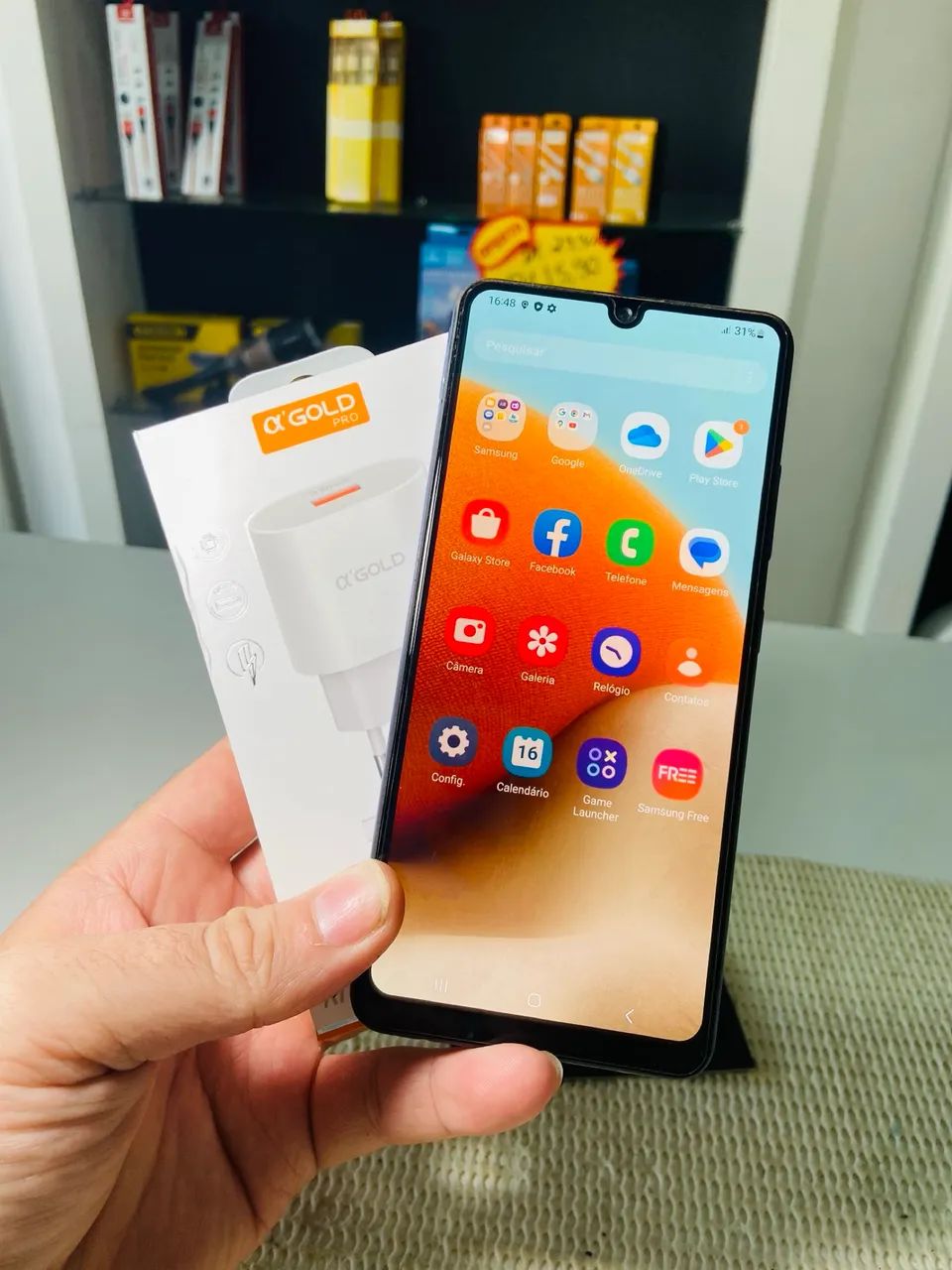 Samsung A13 128GB Azul + Brindes! - Foto 4