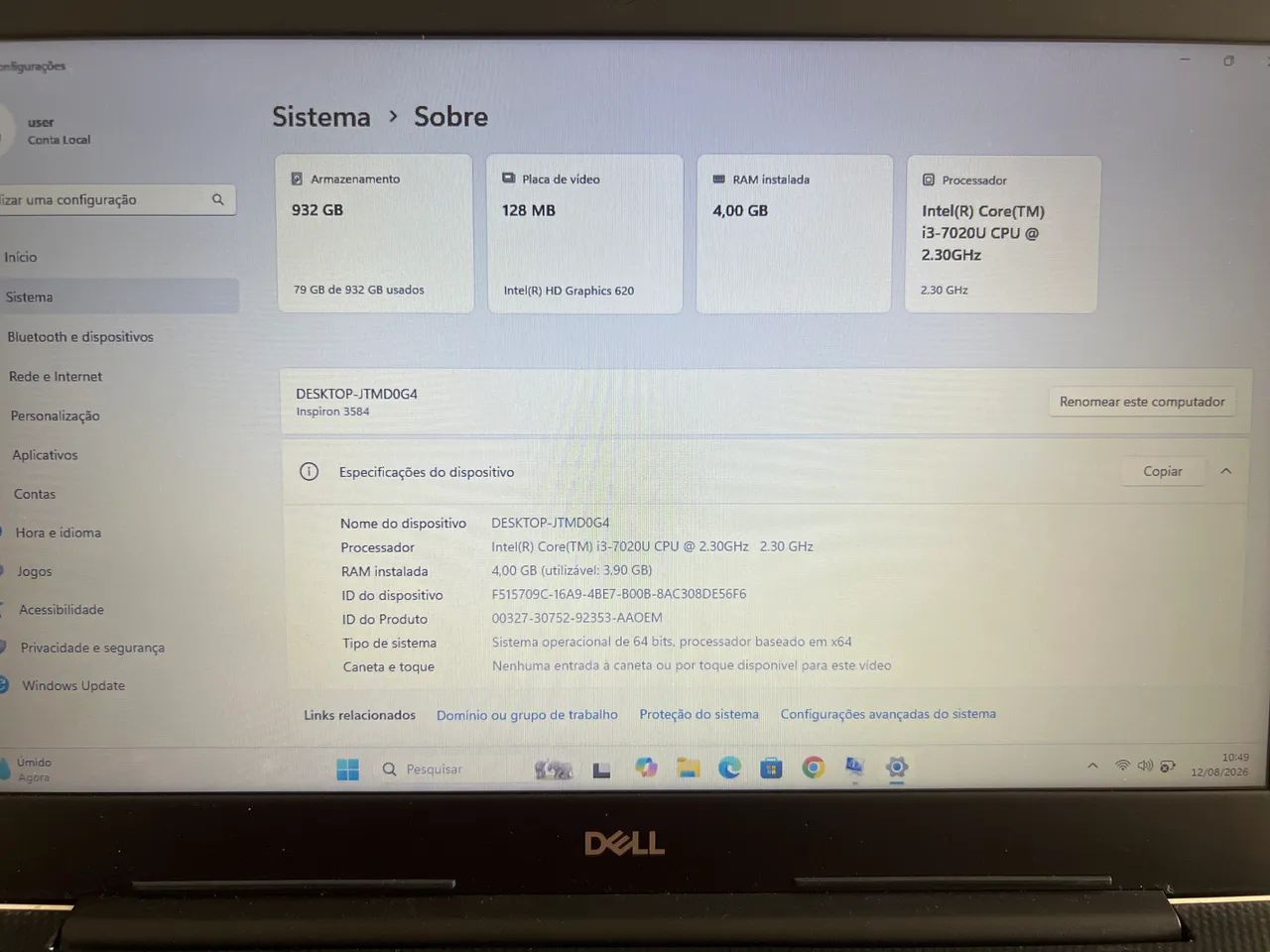 Notebook Dell - Foto 4