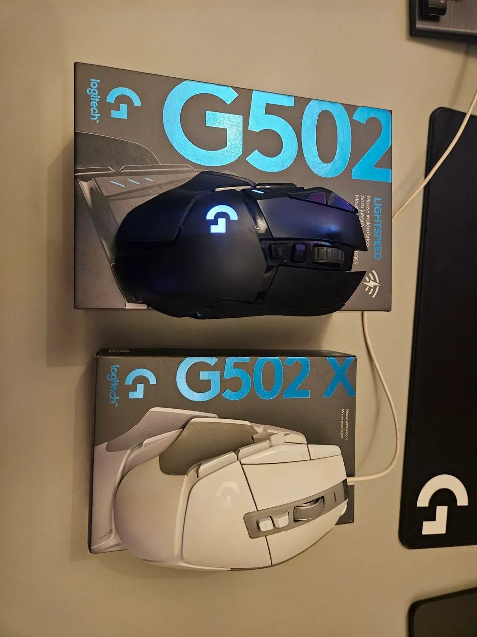 Mouse LIGHTSPEED Logitech com mousepad Powerplay LIGHTSYNC RGB - Foto 4