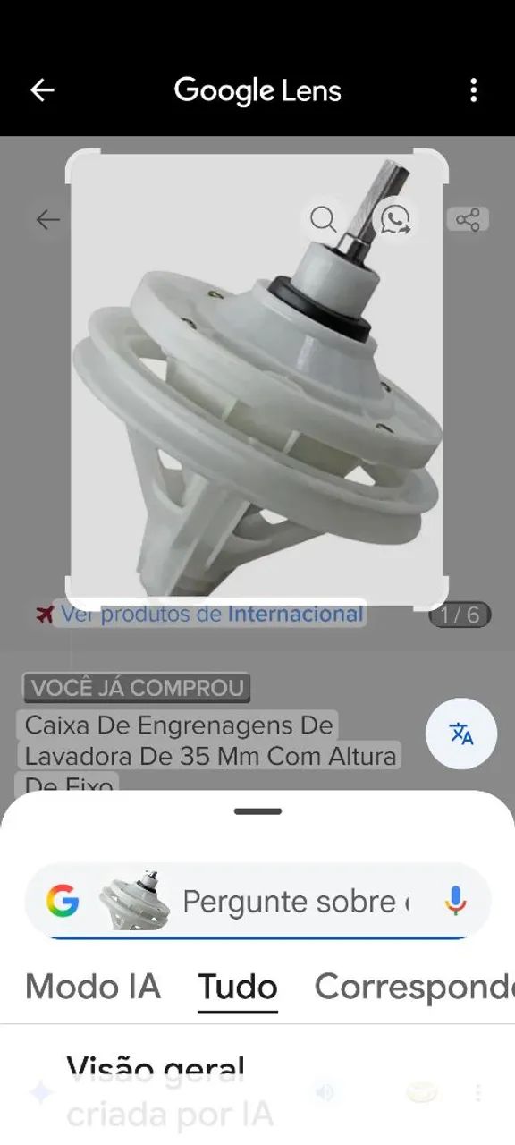 Caixa de engrenagens tanquinho 2 em 1  - Foto 3