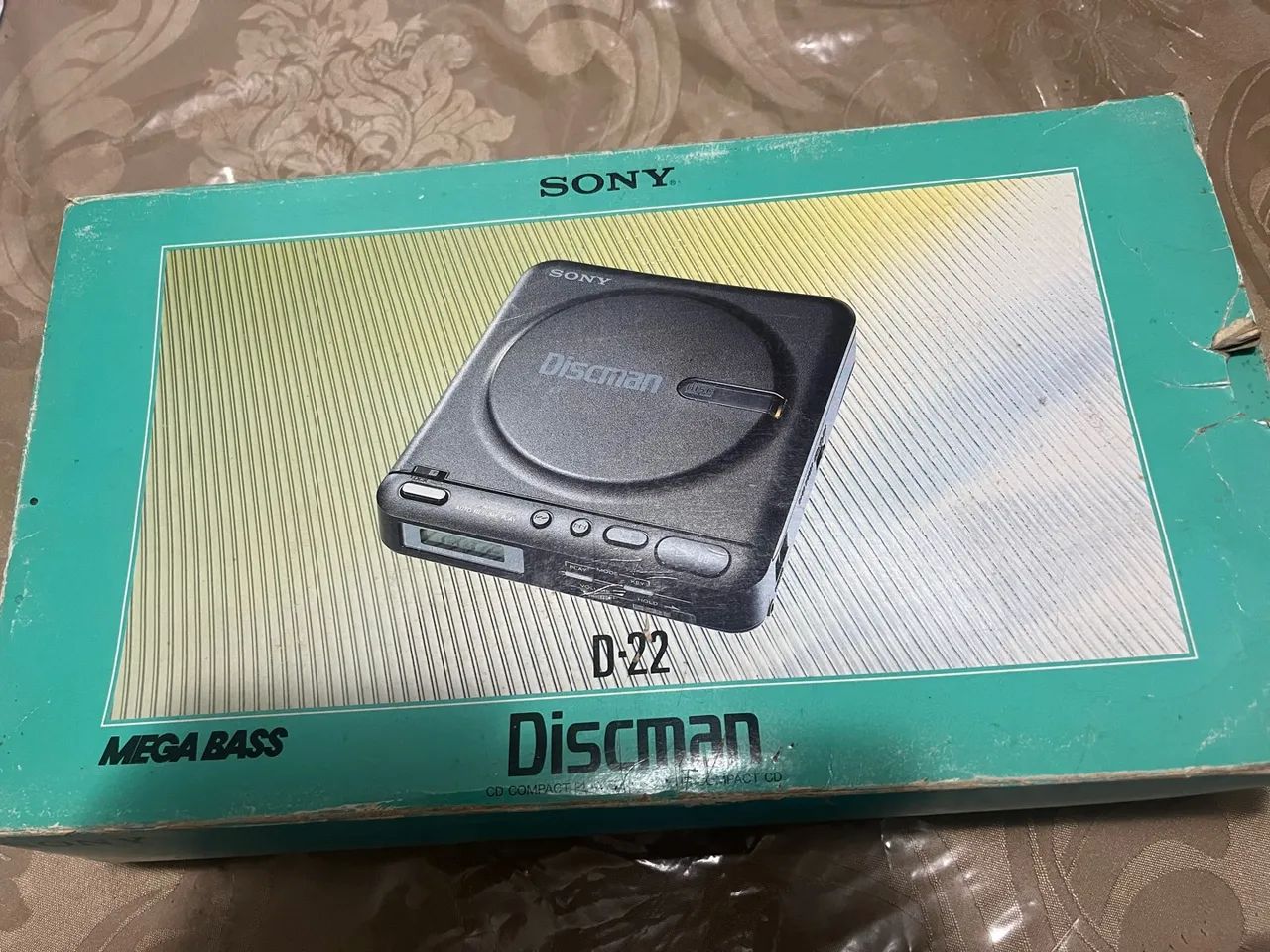 Sony Discman D-22 vintage - na caixa original