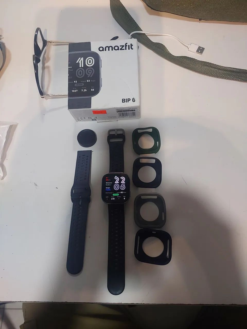 Relogio amazifit bip 6 praticamente zero  - Foto 5