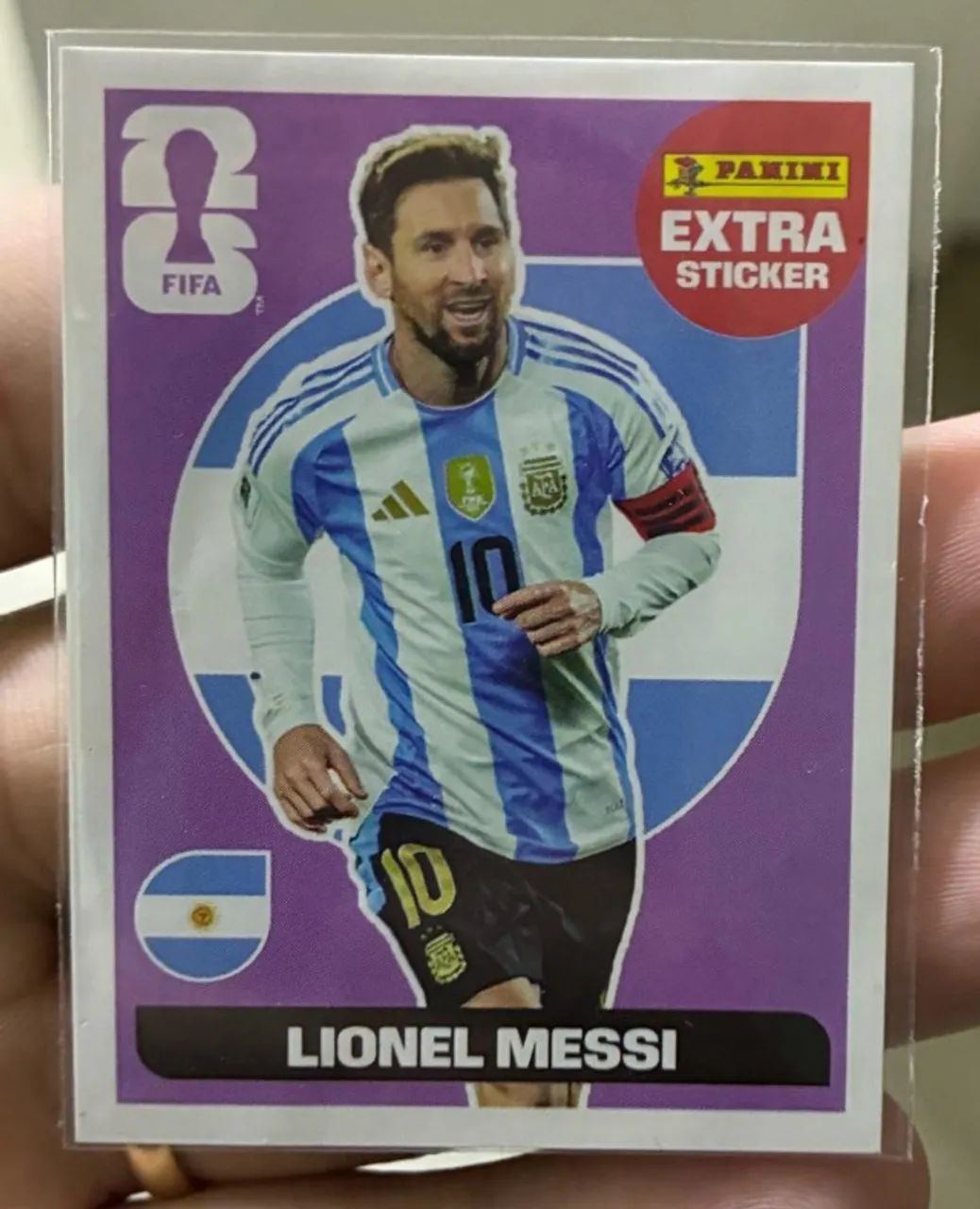 Figurinha Legend Regular Messi Copa 2026 Original - Foto 3