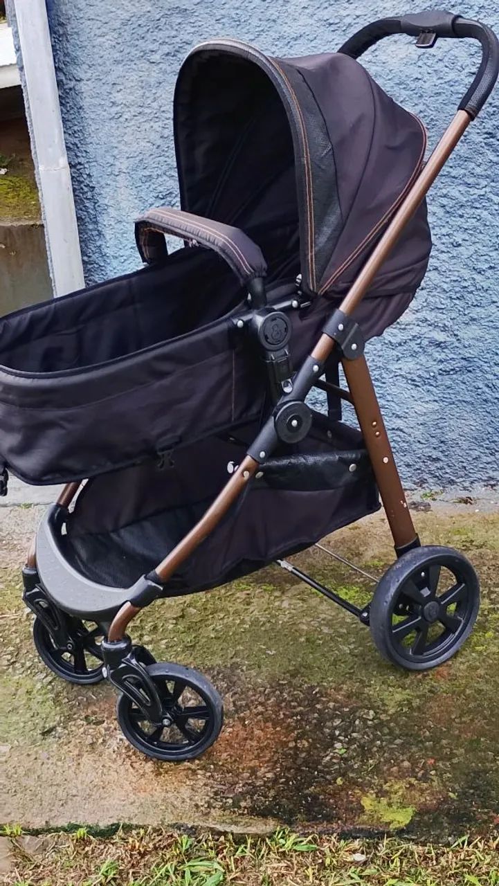Carrinho e bebê conforto da galzerano