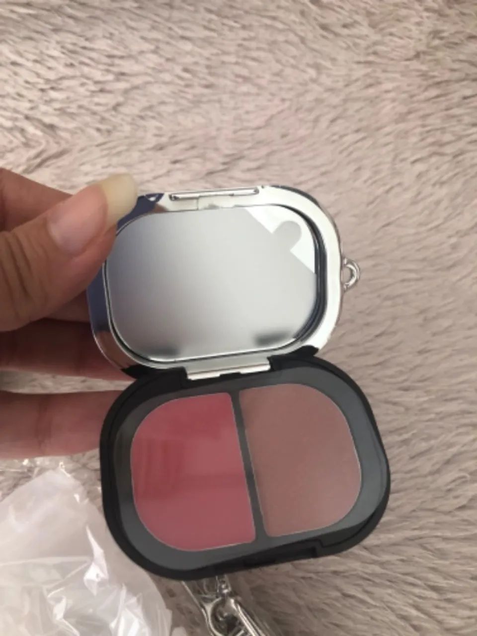 Chaveiro Paleta Multifuncional Make B - blush/batom, novo  - Foto 3