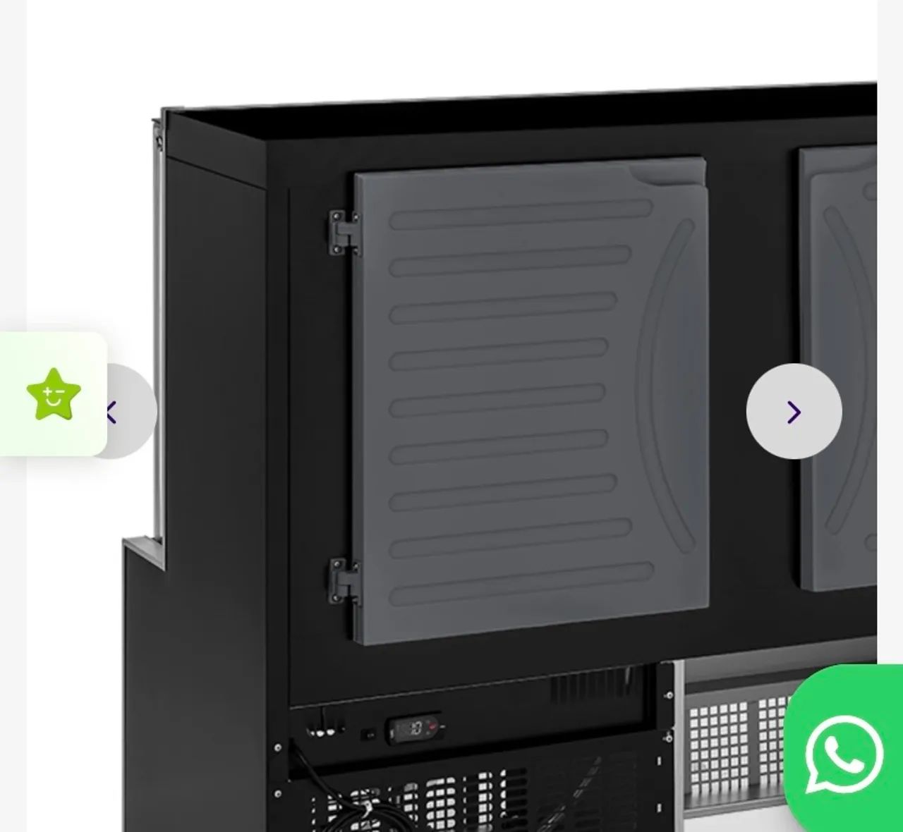 Vitrine Refrigerada Gelopar Linha Aurora GPDA-175R - 1,75 m - Foto 3