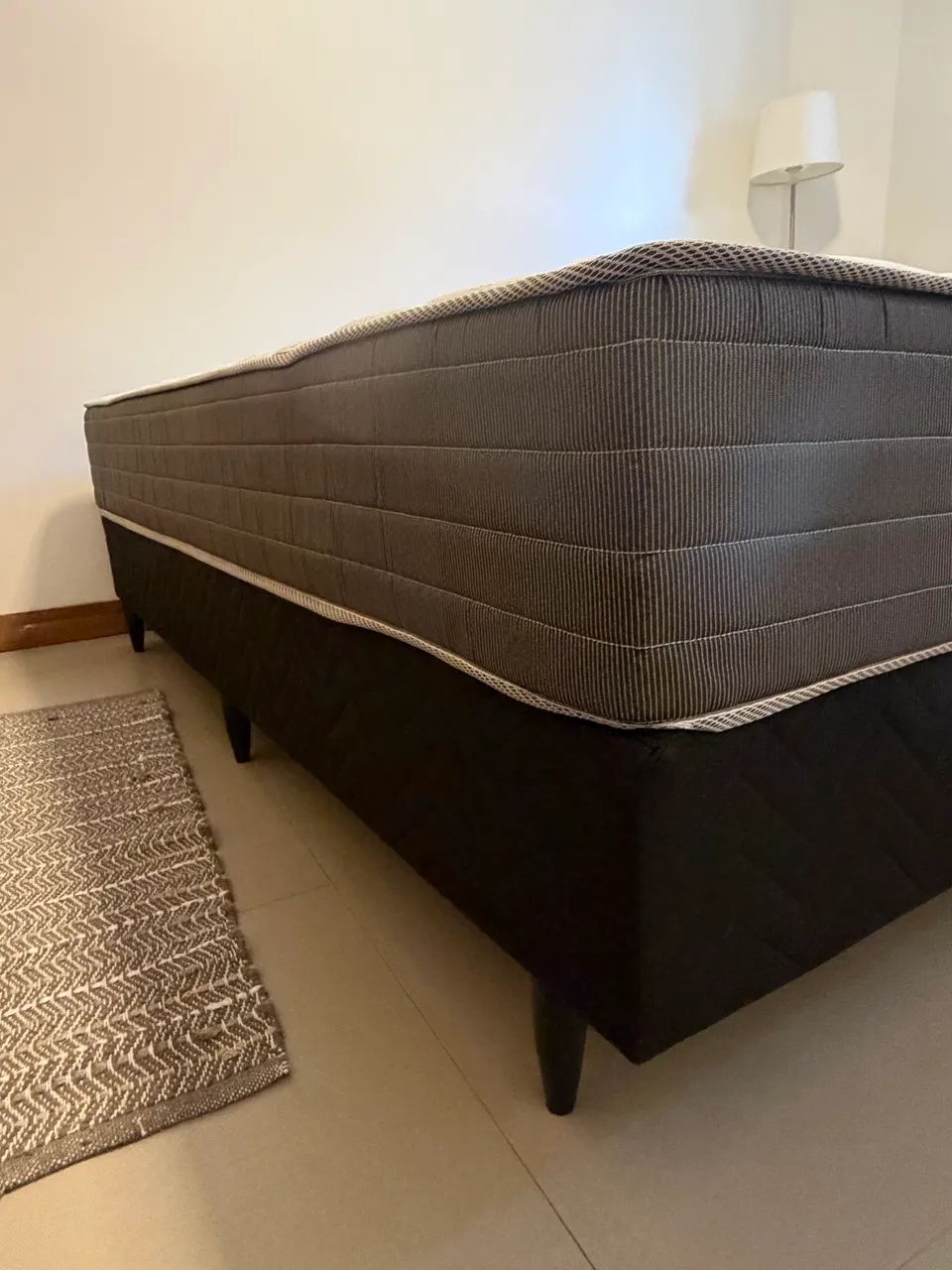 Cama Box Casal Ortobom Pró-Saúde Nanolastic + Colchão - Foto 5
