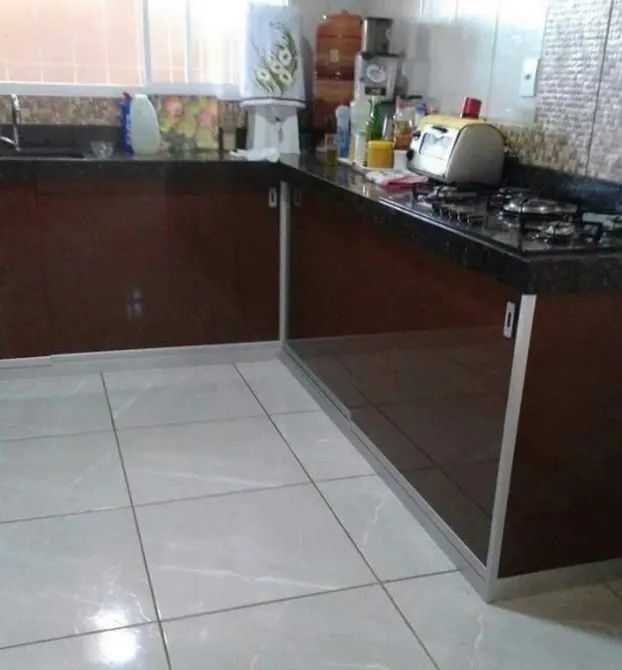Armário de Cozinha de Vidro Blindex - Foto 2