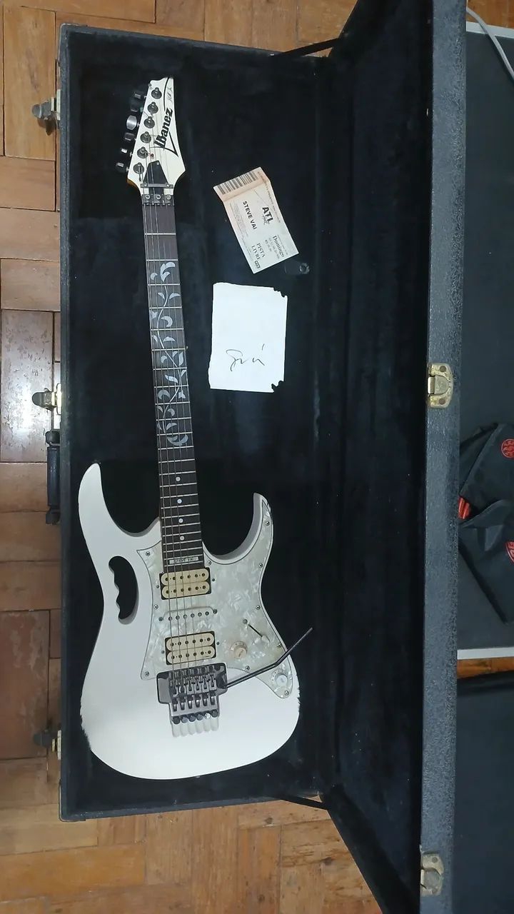 Ibanez jem 555 White com case original  - Foto 4