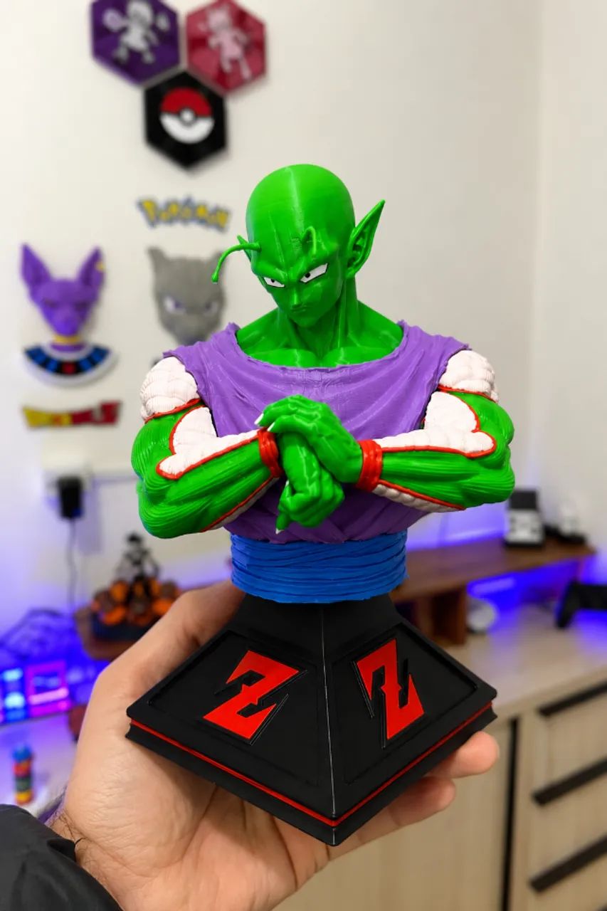 BUSTO PICOLLO 24cm - Dragon Ball Z - Colecionável ACTION FIGURE - Foto 2