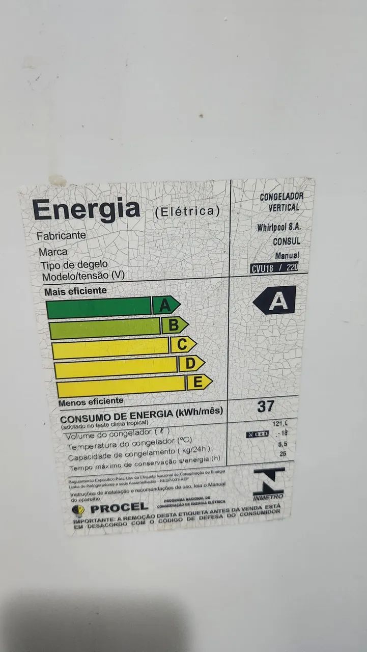 Freezer 120l Consul - Geladeiras e Freezers - Boa Viagem, Recife