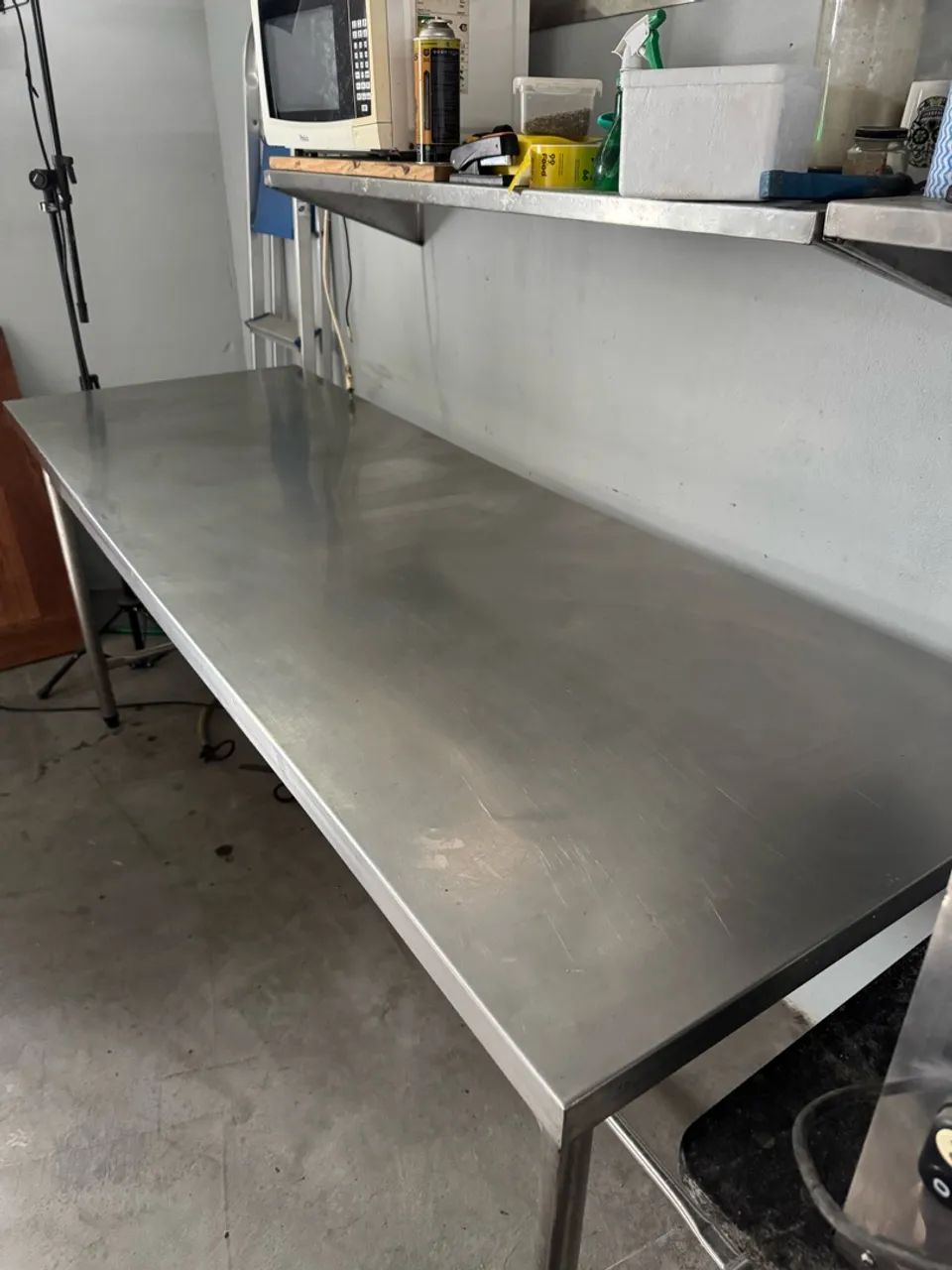 Bancada mesa 100% inox Grande