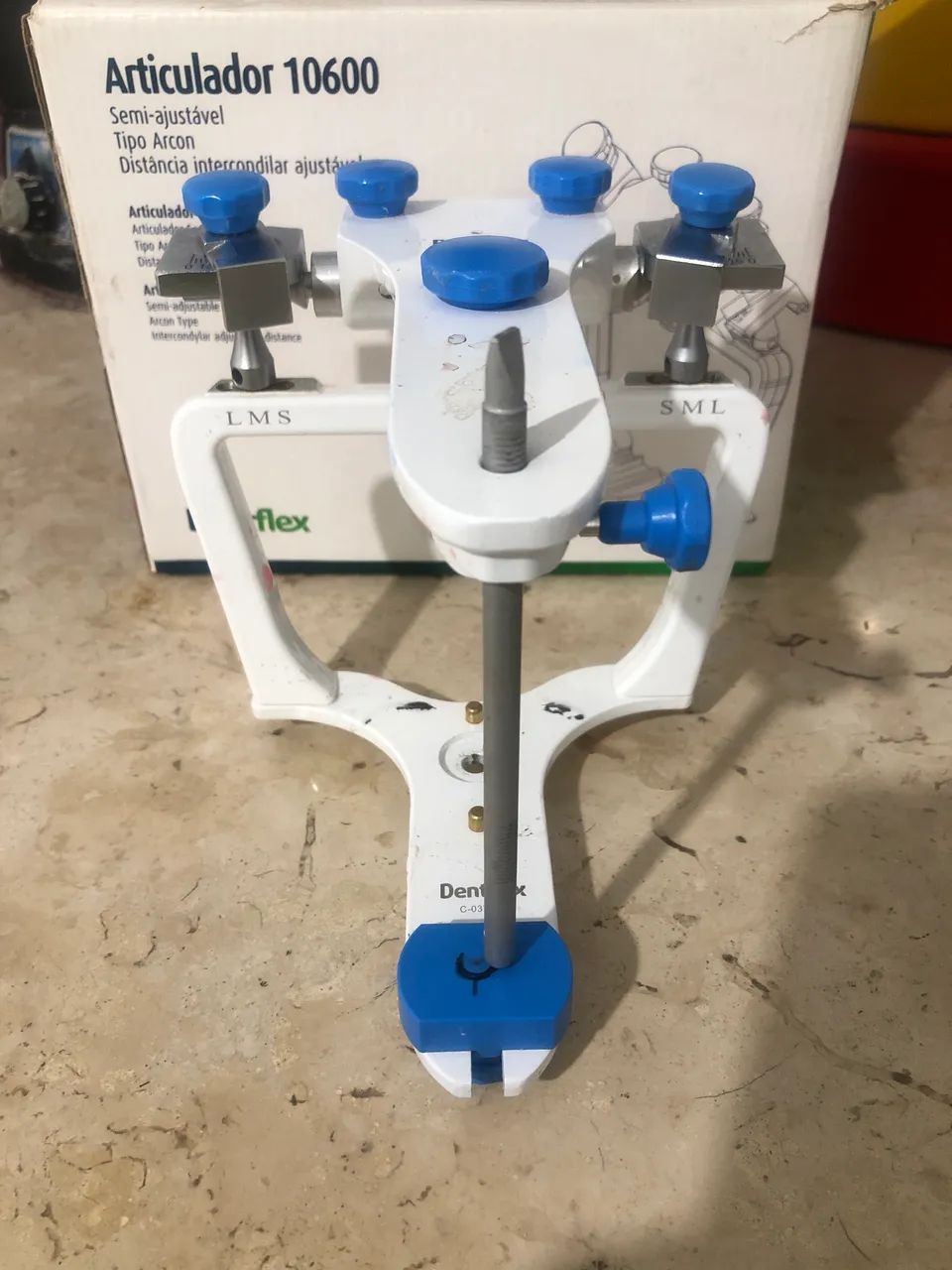 Articulador semi ajustavel dentflex 10600 - Foto 2