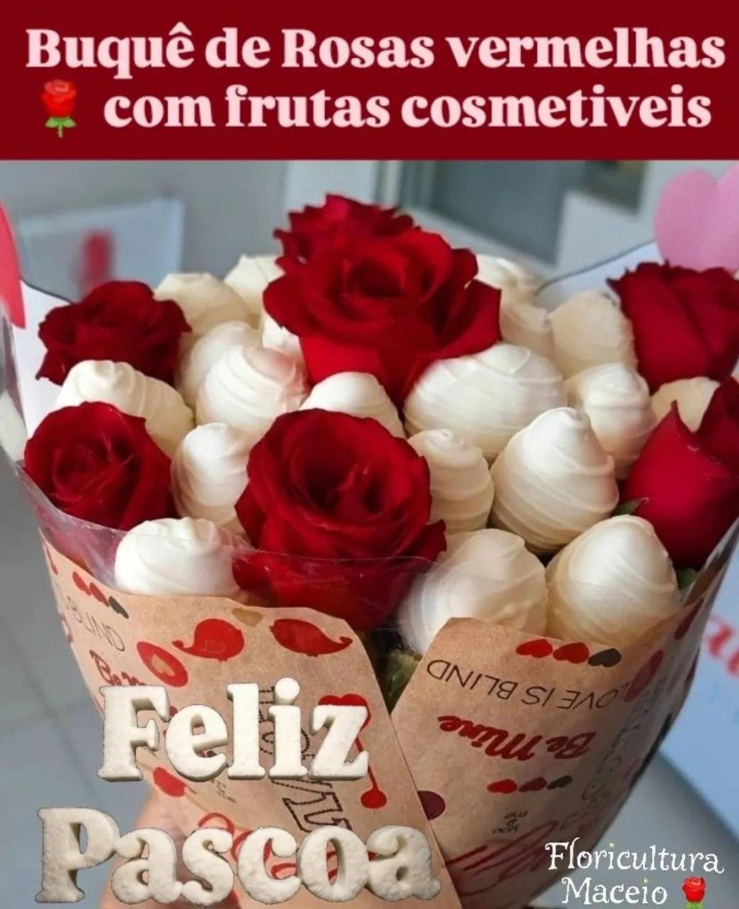 BUQUÊ DE ROSAS E CHOCOLATE  - Foto 5