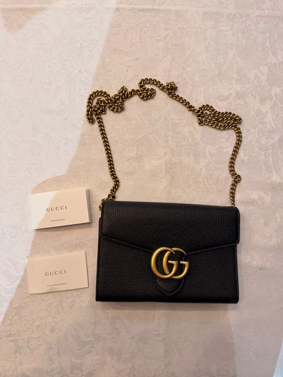 Bolsa Gucci GG Marmont Chain Wallet - Acessórios - Zona 07