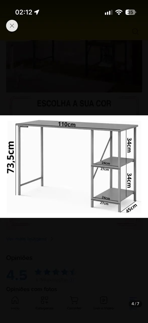 Mesa Escrivaninha  - Foto 2